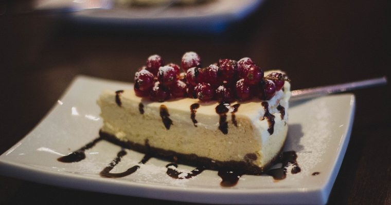 Cheesecake With Raspberries Or Other Berries.